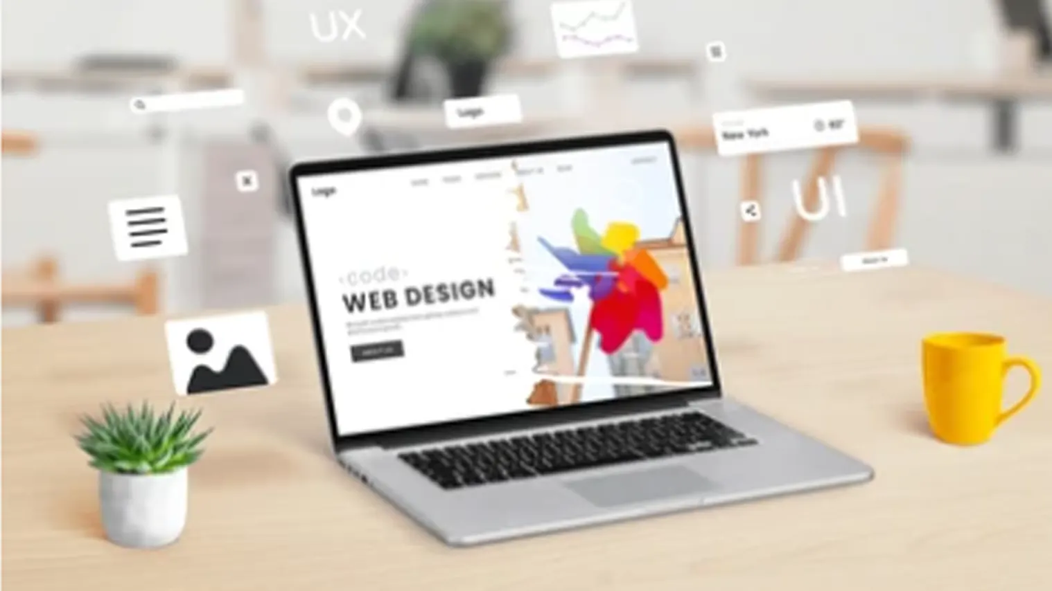 WEBページデザイン制作イメージ写真