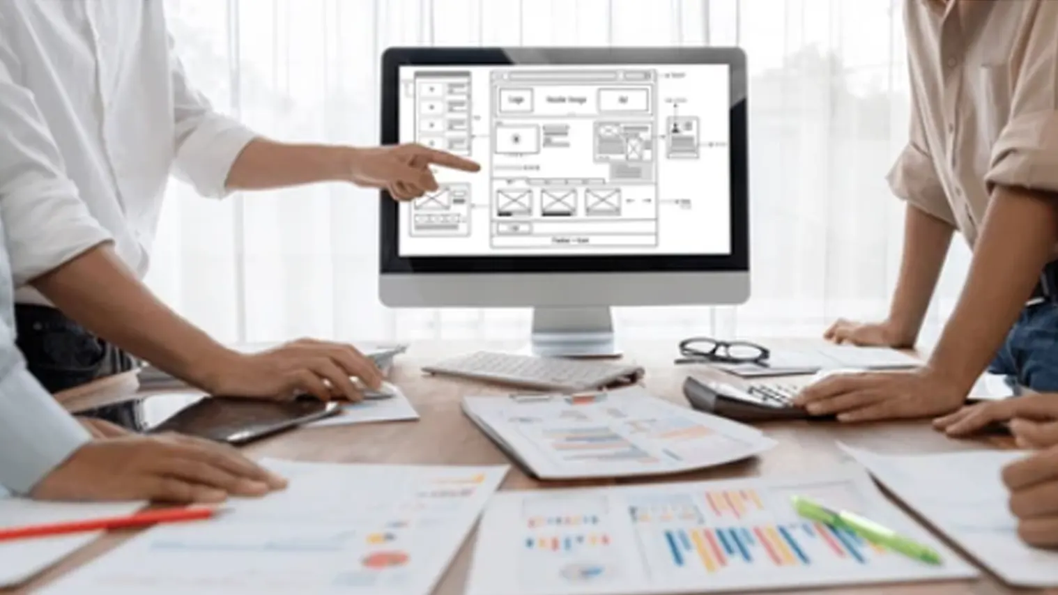 各種管理画面制作イメージ写真